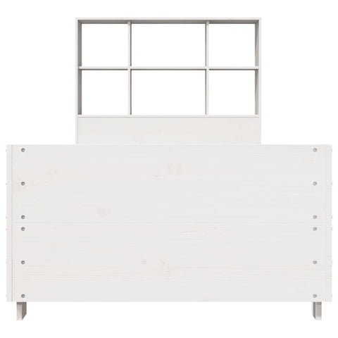 vidaXL Bed Frame without Mattress White 90x200 cm Solid Wood Pine