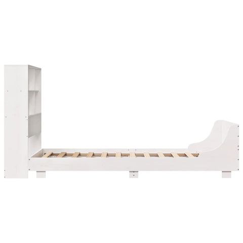 vidaXL Bed Frame without Mattress White 90x200 cm Solid Wood Pine