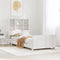 vidaXL Bed Frame without Mattress White 90x200 cm Solid Wood Pine