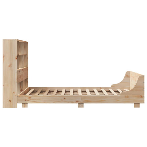 vidaXL Bed Frame without Mattress 120x190 cm Small Double Solid Wood Pine