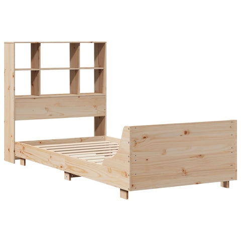 vidaXL Bed Frame without Mattress 90x190 cm Single Solid Wood Pine