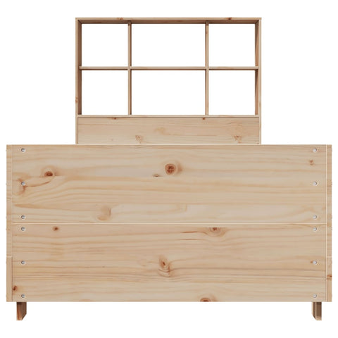 vidaXL Bed Frame without Mattress 90x190 cm Single Solid Wood Pine