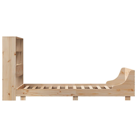vidaXL Bed Frame without Mattress 90x190 cm Single Solid Wood Pine