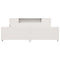 vidaXL Bed Frame without Mattress White 200x200 cm Solid Wood Pine