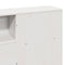 vidaXL Bed Frame without Mattress White 200x200 cm Solid Wood Pine