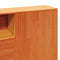 vidaXL Bed Frame without Mattress Wax Brown 200x200 cm Solid Wood Pine