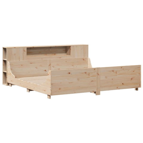 vidaXL Bed Frame without Mattress 180x200 cm Super King Solid Wood Pine