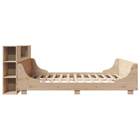 vidaXL Bed Frame without Mattress 180x200 cm Super King Solid Wood Pine