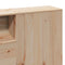 vidaXL Bed Frame without Mattress 180x200 cm Super King Solid Wood Pine