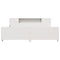 vidaXL Bed Frame without Mattress White 180x200 cm Super King Solid Wood Pine