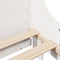 vidaXL Bed Frame without Mattress White 180x200 cm Super King Solid Wood Pine