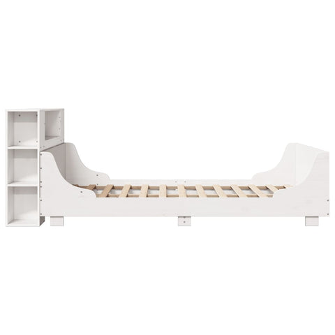 vidaXL Bed Frame without Mattress White 160x200 cm Solid Wood Pine