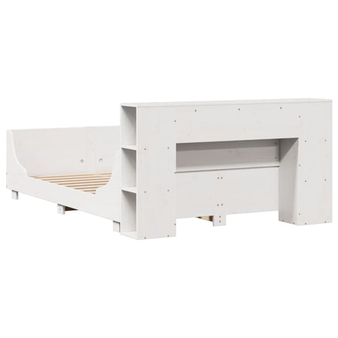 vidaXL Bed Frame without Mattress White 160x200 cm Solid Wood Pine