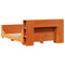 vidaXL Bed Frame without Mattress Wax Brown 160x200 cm Solid Wood Pine