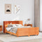 vidaXL Bed Frame without Mattress Wax Brown 160x200 cm Solid Wood Pine
