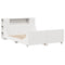vidaXL Bed Frame without Mattress White 150x200 cm King Size Solid Wood Pine