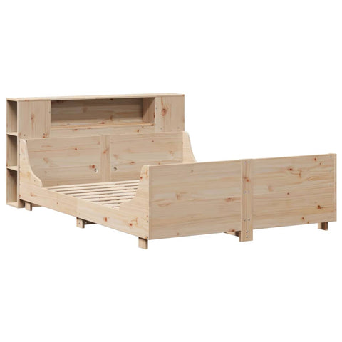vidaXL Bed Frame without Mattress 140x200 cm Solid Wood Pine
