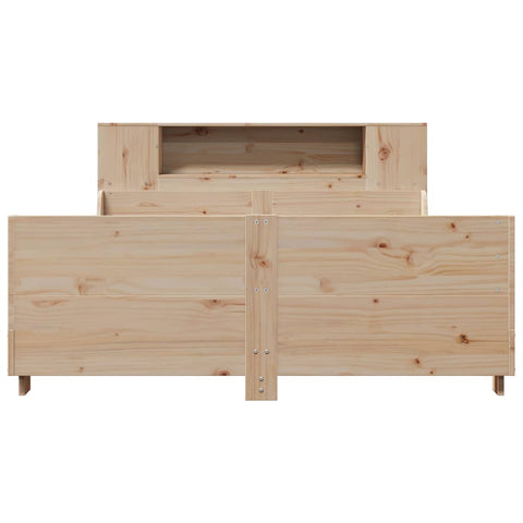 vidaXL Bed Frame without Mattress 140x200 cm Solid Wood Pine