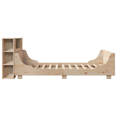 vidaXL Bed Frame without Mattress 140x200 cm Solid Wood Pine