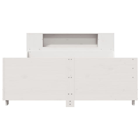 vidaXL Bed Frame without Mattress White 140x200 cm Solid Wood Pine