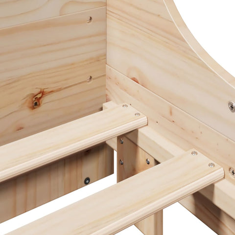 vidaXL Bed Frame without Mattress 120x200 cm Solid Wood Pine