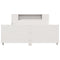 vidaXL Bed Frame without Mattress White 135x190 cm Double Solid Wood Pine