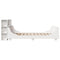 vidaXL Bed Frame without Mattress White 135x190 cm Double Solid Wood Pine