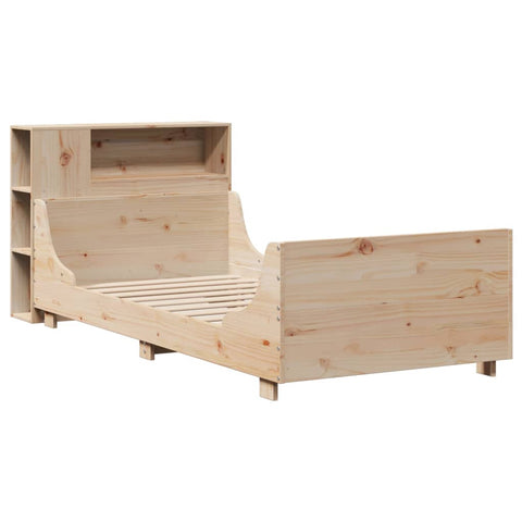 vidaXL Bed Frame without Mattress 100x200 cm Solid Wood Pine