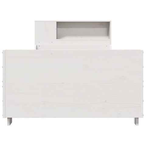 vidaXL Bed Frame without Mattress White 90x200 cm Solid Wood Pine