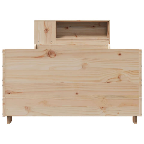vidaXL Bed Frame without Mattress 75x190 cm Small Single Solid Wood Pine