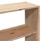 vidaXL Bookcase Bed without Mattress 200x200 cm Solid Wood