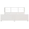 vidaXL Bookcase Bed without Mattress White 200x200 cm Solid Wood