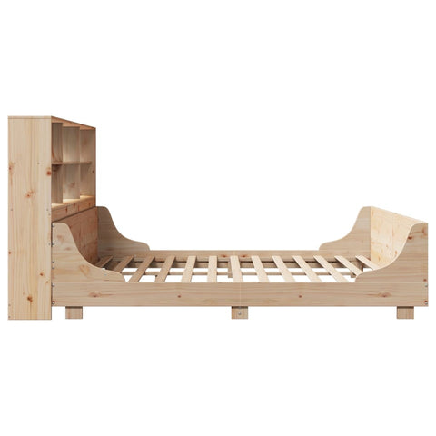 vidaXL Bookcase Bed without Mattress 180x200 cm Super King Solid Wood