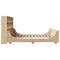 vidaXL Bookcase Bed without Mattress 180x200 cm Super King Solid Wood