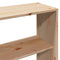 vidaXL Bookcase Bed without Mattress 180x200 cm Super King Solid Wood