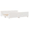 vidaXL Bookcase Bed without Mattress White 180x200 cm Super King Solid Wood