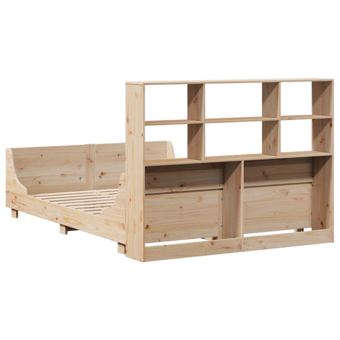 vidaXL Bookcase Bed without Mattress 160x200 cm Solid Wood