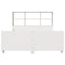 vidaXL Bookcase Bed without Mattress White 160x200 cm Solid Wood