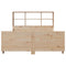 vidaXL Bookcase Bed without Mattress 150x200 cm King Size Solid Wood