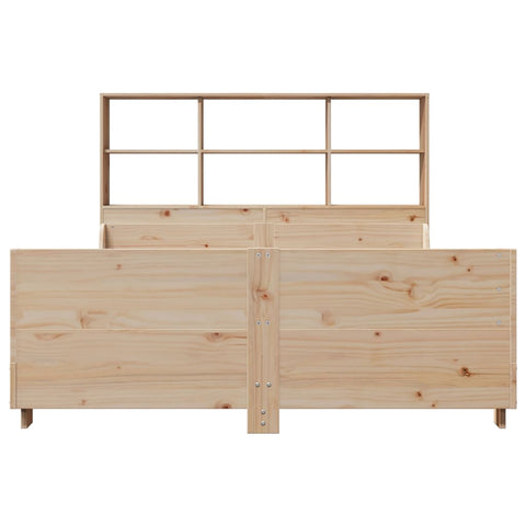 vidaXL Bookcase Bed without Mattress 140x200 cm Solid Wood