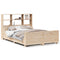 vidaXL Bookcase Bed without Mattress 120x200 cm Solid Wood