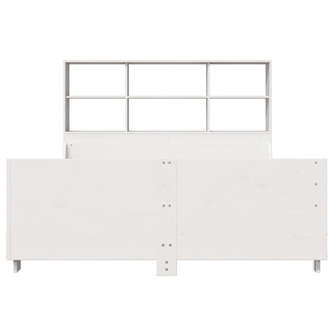 vidaXL Bookcase Bed without Mattress White 120x200 cm Solid Wood