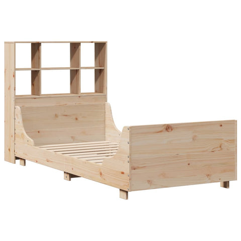 vidaXL Bookcase Bed without Mattress 100x200 cm Solid Wood