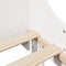 vidaXL Bookcase Bed without Mattress White 90x200 cm Solid Wood