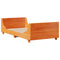 vidaXL Bookcase Bed without Mattress Wax Brown 90x200 cm Solid Wood