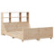 vidaXL Bookcase Bed without Mattress 140x190 cm Solid Wood