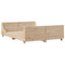 vidaXL Bookcase Bed without Mattress 140x190 cm Solid Wood