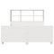 vidaXL Bookcase Bed without Mattress White 140x190 cm Solid Wood