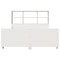 vidaXL Bookcase Bed without Mattress White 120x190 cm Small Double Solid Wood