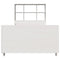 vidaXL Bookcase Bed without Mattress White 90x190 cm Single Solid Wood